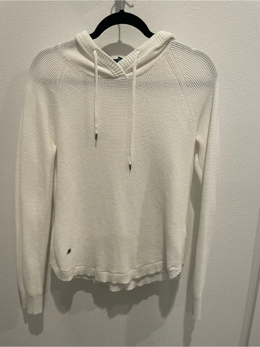Ralph Lauren white cotton Hooded Sweater